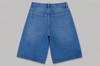 H&M Bermuda Vaquera Azul Talla 34