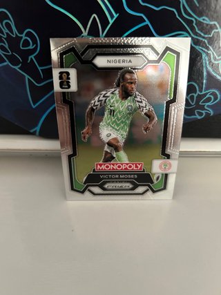 Carta Futbol Victor Moses Nigeria Panini Prizm