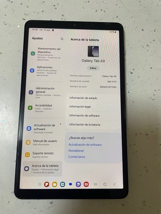 Samsung Galaxy Tab A9 X110 Negra