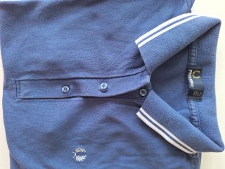 Polo Fred Perry Mujer Azul