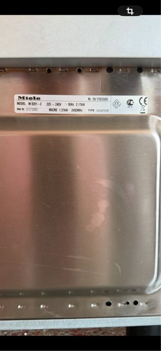 Microondas Miele M8261-2 Empotrable