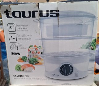 Vaporera Taurus Healthy Cook sin estrenar.