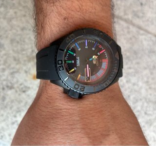 Reloj Seiko Mod Negro Multicolor