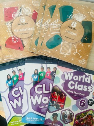 Pack libros de texto 6º Primaria