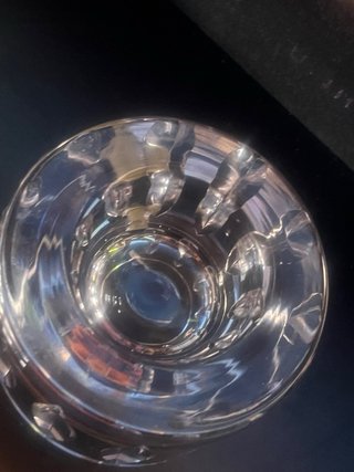 Cenicero cristal de plomo tallado