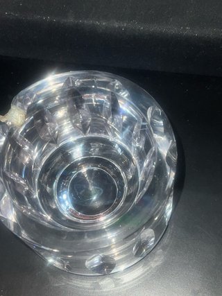 Cenicero cristal de plomo tallado