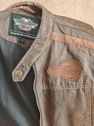 Chaqueta Harley-Davidson Marrón