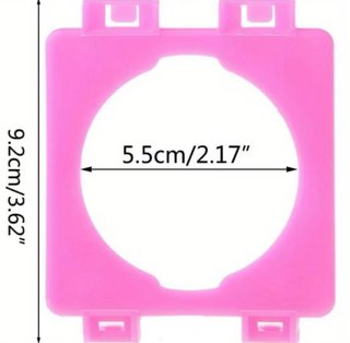 6 Conectores Tubo Hámster Rosa