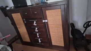 Mueble de salón de madera