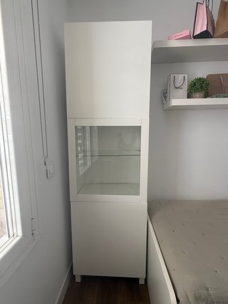 Armario y vitrina IKEA BESTÅ blanco