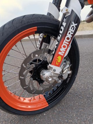 KTM 450 EXC Supermotard Naranja