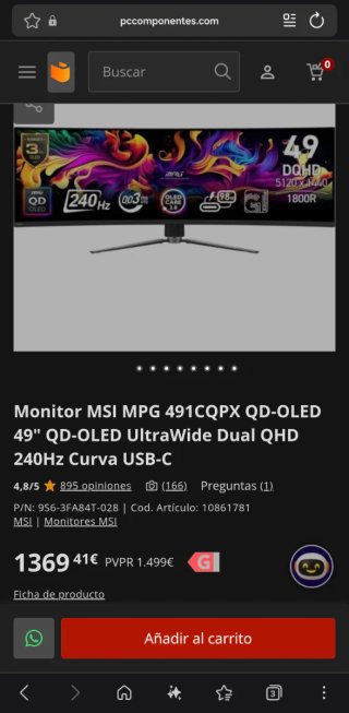 Monitor MSI 49 Ultrawide Gaming