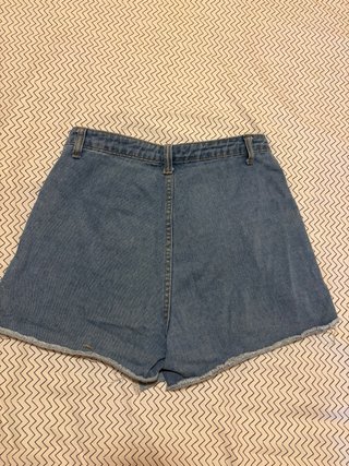 Falda short vaquera corta