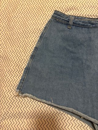 Falda short vaquera corta