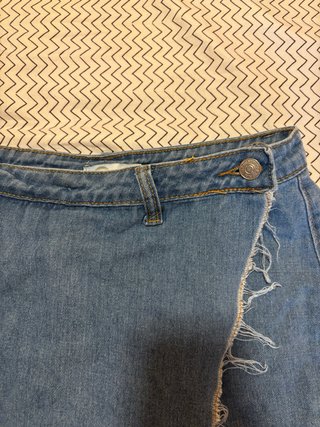 Falda short vaquera corta