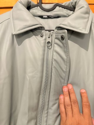Chaqueta Zara Gris Talla XL