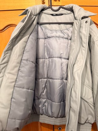 Chaqueta Zara Gris Talla XL