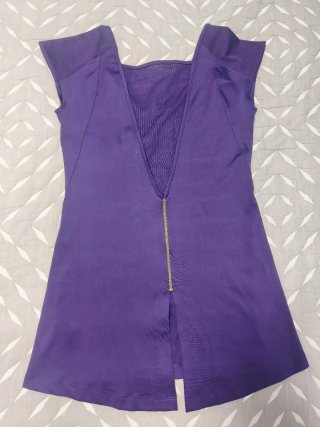 Camiseta deportiva mujer DOMYOS morada Talla S