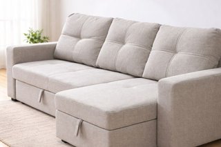 SOFA CAMA + ARCON BEIGE * STOCK EN VARIOS COLORES