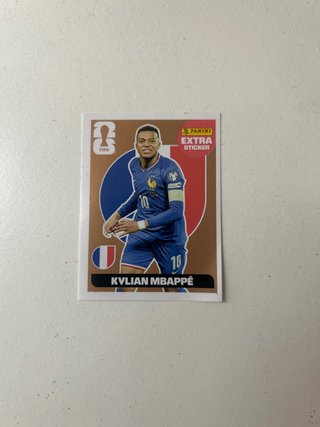 Cromo Kylian Mbappé Panini Extra Sticker