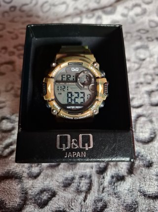 Reloj Digital Q&Q Militar Camuflaje
