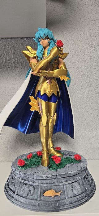 Figura Caballero del Zodiaco Piscis, impresa en 3D