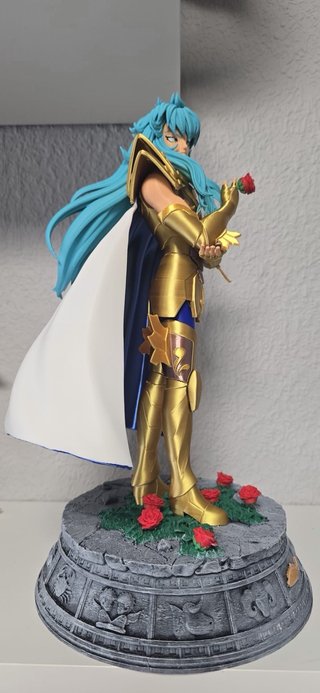Figura Caballero del Zodiaco Piscis, impresa en 3D