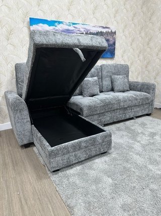 Sofá Cama Chaiselongue con Doble Arcón * NUEVO