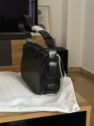 Bolso de piel The Bridge negro