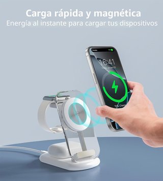 Cargador Magnético 3 en 1 Apple