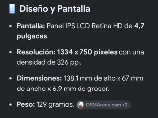 iPhone 6 64GB Plata