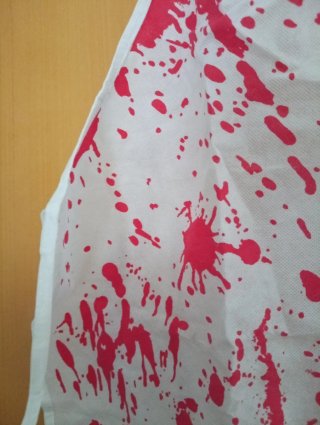 Delantal Halloween Sangre