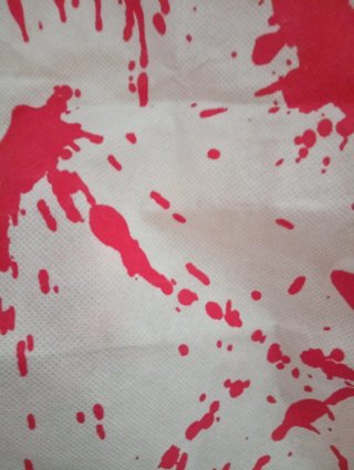 Delantal Halloween Sangre