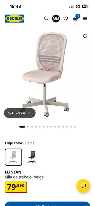 Conjunto Escritorio madera, silla oficina, flexo y