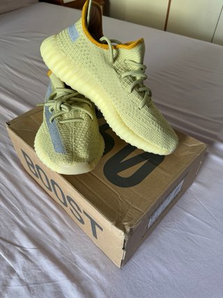 Adidas Yeezy Boost Scarpa Verde Gialla