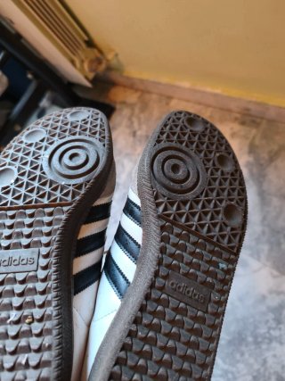 Adidas Samba Originales Blancas y Grises