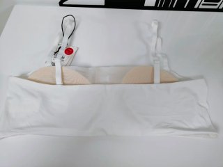 Top bandeau blanco tirantes extraíbles Talla XL