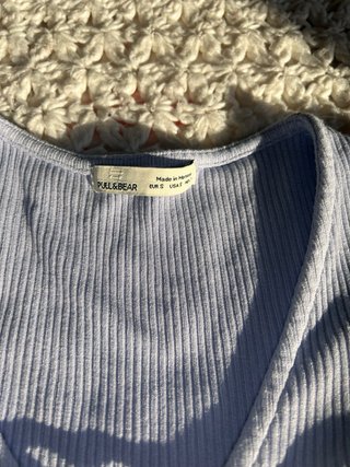 Camiseta romántica morada talla S