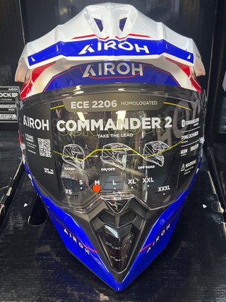 Casco Moto M Trail Airoh Commander 2