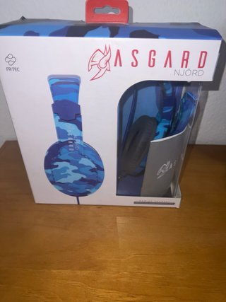 Auriculares Gaming Asgard Njord Camuflaje Azul