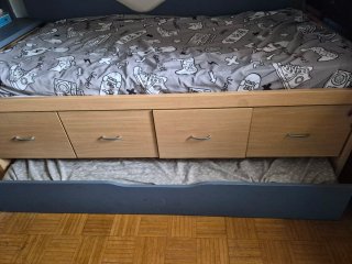 Cama nido con cajones
