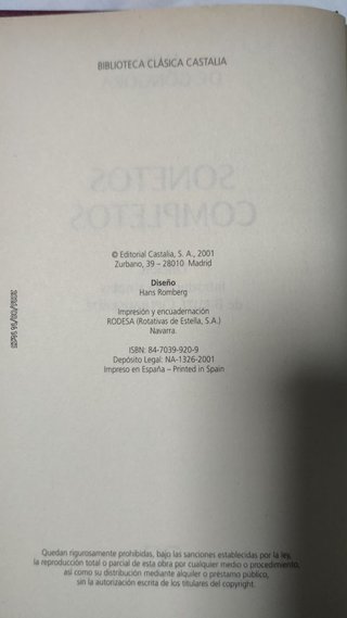 Sonetos completos