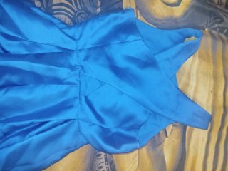 Vestido fiesta Adolfo Domínguez azul