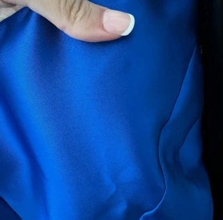 Vestido fiesta Adolfo Domínguez azul