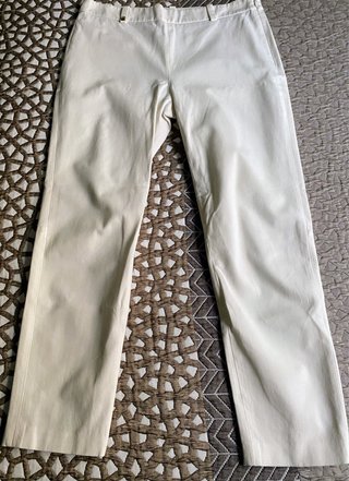 Pantalón Cortefiel Blanco Talla 40