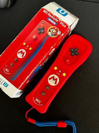 Mando Wii U Wiimote Edición Mario con Caja