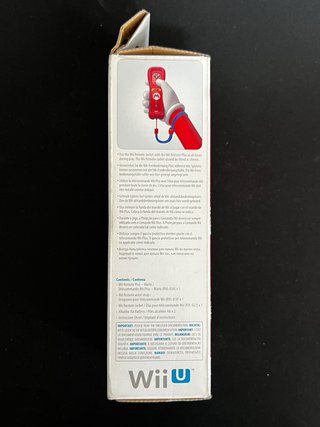 Mando Wii U Wiimote Edición Mario con Caja