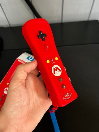 Mando Wii U Wiimote Edición Mario con Caja