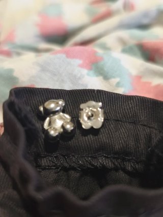 Pendientes Tous Oso Plata
