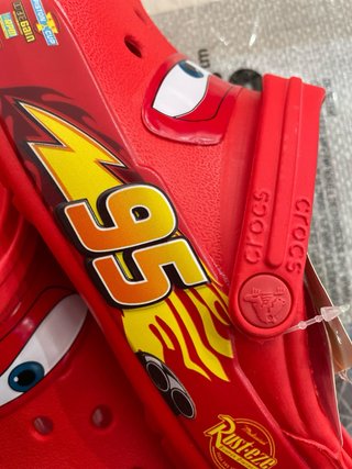 Crocs Cars rayo macqueen Rojas Nuevas Talla 38
